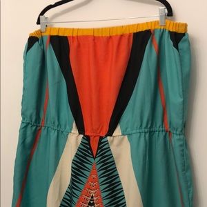 Super Cute Strapless Maxi Dress